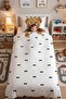 Bow Tie Friend Patterned Single Baby Kids Bedding Set