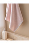 Camille 100% Cotton Crochet Face Towel - Powder/White - 50X70 cm - 3