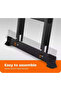 Multi-Purpose Foldable Ladder - 4x6, 24 Steps ( Black) - 7
