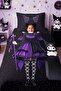 Kuromi Princess Patterned Single Baby Kids Duvet Cover Set - 5
