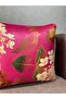 Robin-9372 Imported Silk Velvet Fuchsia Pink Floor Cushion Cover 43X43 Size - 5
