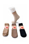 Women's 15 Denier Cotton Sole Transparent Socks 10-Pack – Flexible, Seamless Tip (36-40) - 3