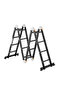 Multi-Purpose Foldable Ladder - 4x4, 12 Steps ( Black) - 4