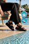 Black Lightweight Soft Sole Women's Sandals 35332 Z