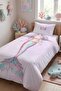 Mermaid Dream Patterned Single Baby Kids Duvet Cover Set - 3