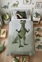 Small Dinosaur Patterned Single Baby Kids Bedding Set - 4