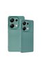 Xiaomi Redmi Note 13 Pro 4g Case Auto Focus Carbon Cover - Dark Green - 3