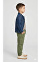 Boy's Elastic Waist Pants Green Color 4/14 Years - 3