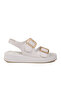 White Lightweight Soft Sole Women's Sandals 35332 Z - 3
