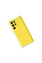 Samsung Galaxy S24 Ultra Case Nano Velvet Silicone Inside - Yellow - 3