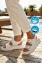 White Lightweight Soft Sole Women's Sandals 35332 Z