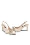 Women's Short Heeled Open-Back Pointed Toe Stone Embellished Bow Satin Evening Dress Shoes 14050 - 5
