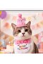 Cat/Dog Birthday Party Hat and Bib Set