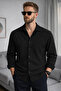 Men's Ribbed Shirt – Regular Fit Comfortable Cut, Modern and Stylish Design