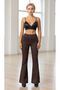 Bitter Brown Cherry Lycra High Spanish Spanish Jeans Trousers - 3