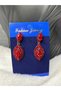 Sparkling Crystal Stone Embellished Dangle Wedding Bridal Kaftan Earring
