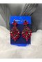 Crystal Stone Dangle Earrings Bridal Wedding Henna Evening Dress Earrings