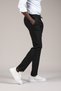 Slimfit Thin Striped Summer Jogger Pants with Threaded Waistband and Elastic Lycra - 2