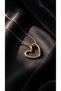 316L Steel Women's Necklace Tarnish Resistant Jewelry Gold Color Chain Heart Model