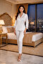 The Purest Form of Elegance: 6-Piece Lace Embroidered Satin Dowry Bridal Set - 3
