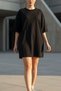 Soft Basic Dress with Side Pockets - 3