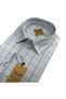 Men's Classic Wide Cut Plaid Cotton Long Sleeve Shirt - 2