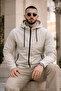 Men's Trend Premium Hooded Stone Raincoat & Windbreaker - 4