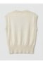 Alita City Lcw Everyday White Knitwear Plain Women's Sweater with a Difference - 6
