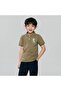 Kids’ Slim Fit Lion Embroidered Cotton Polo - 8