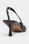 Alvera Brown Rustic Accessory Detail Pointed Toe Women's Heeled Shoes - 9
