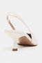 Alvera Beige Rustic Accessory Detail Pointed Toe Women's Heeled Shoes - 8