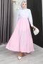 Women's Long Skirt – Loose Maxi Skirt with Elastic Waist