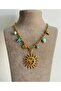 Accessory, Steel Coast Smiling Sun Charm Necklace - 2