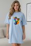 Elbisee Women's Relaxed Fit Dress – Music Print