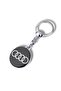 High Quality Black Audi Logo Drop Printed Stylish Gift Car Keychain