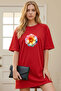 Women's Short Sleeve Crew Neck Dress Nightgown