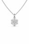 Snowflake Zircon Stone Women's Necklace – Minimal Women's Necklace - 4