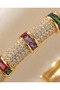 Gold Color Stone Vip Bracelet - 3