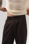 Formline Double Leg and Waist Elastic Fabric Baggy Trousers - 2