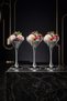 Set of 6 Silver Platinum Footed Ice Cream Bowls – Luxurious Glass Dessert, Magnolia, Ice Cream, and Presentation Bowls - 2