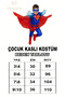 Superman Muscular Costume Muscular Superman Children's Costume with Mask and Cape - 6