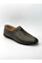 Men's 100% Genuine Leather Summer Shoes with Buckle Detail - 2
