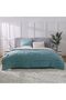 Reversible Urbane 4Pc Reversible Comforter Set - King - Aqua/Stone - 5
