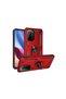 غطاء حماية سيليكون لهاتف Xiaomi Poco F3 مع حلقة صوفيا - أحمر - 2