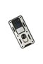 Xiaomi Redmi Note 9 Case with Pars Lens Ring Silicone - Silver - 2