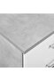New Allano Night Stand - Cement /White - 8