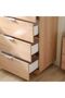 Float Chest Of 5 Drawers With Glass Top-Natural Oak - 7