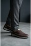 Men's Brown Genuine Nubuck Leather Full Orthopedic Sole Casual Shoes - 2