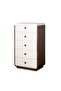 Oboro Chest of 5 Drawer - Walnut/Beige - 4