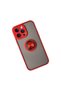 Apple iPhone 14 Pro Max Case Montreal Ring Silicone Cover - Red - 3